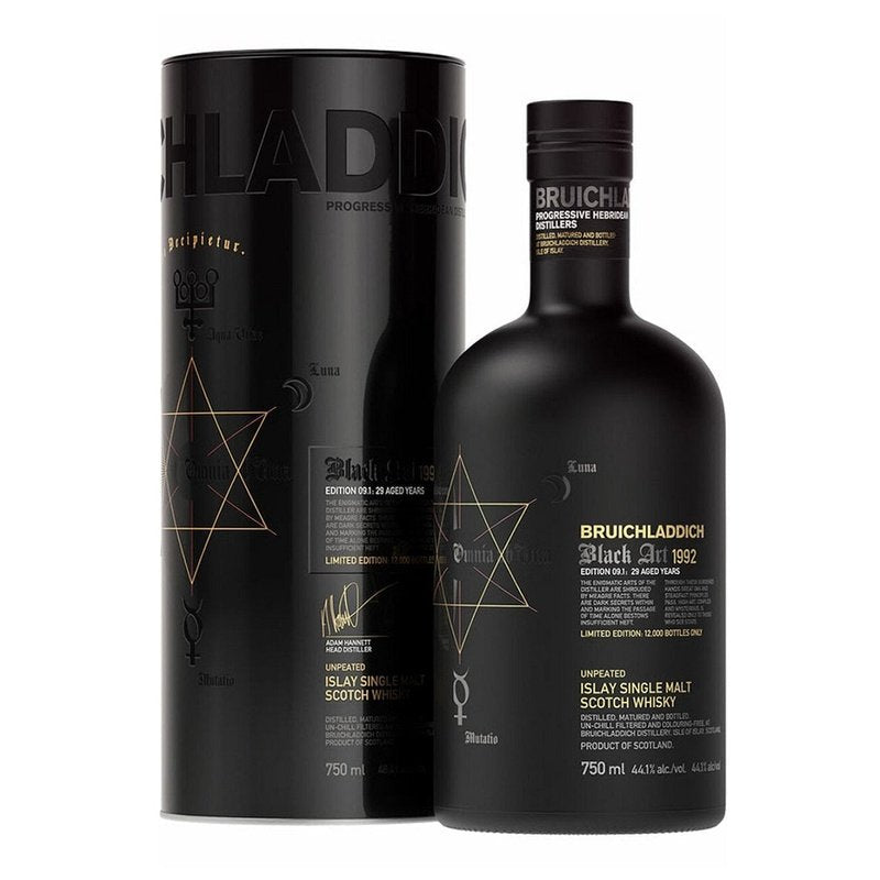 Bruichladdich Black Art 1992 Edition 10.1 29 Year Old Islay Single Malt Scotch Whisky - ForWhiskeyLovers.com
