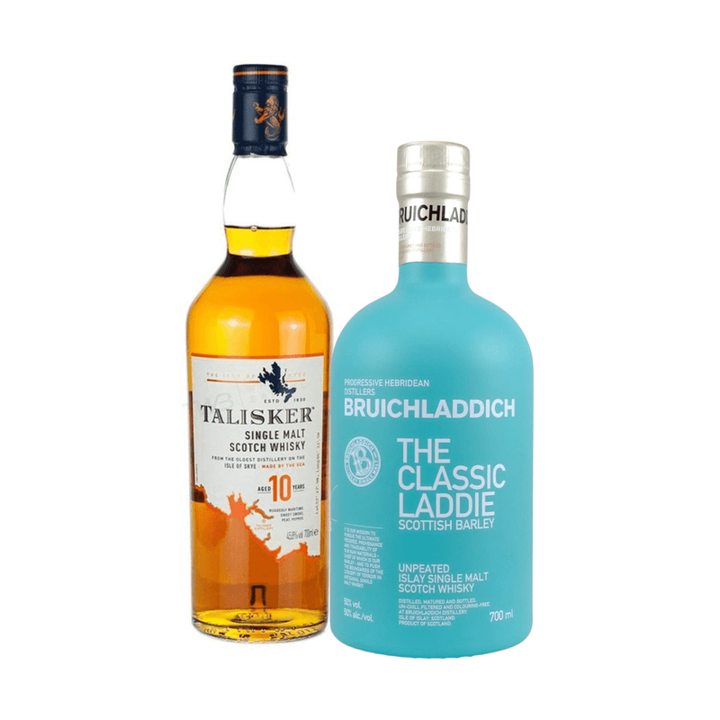 Bruichladdich Classic Laddie & Talisker 10 Year Old Bundle - ForWhiskeyLovers.com