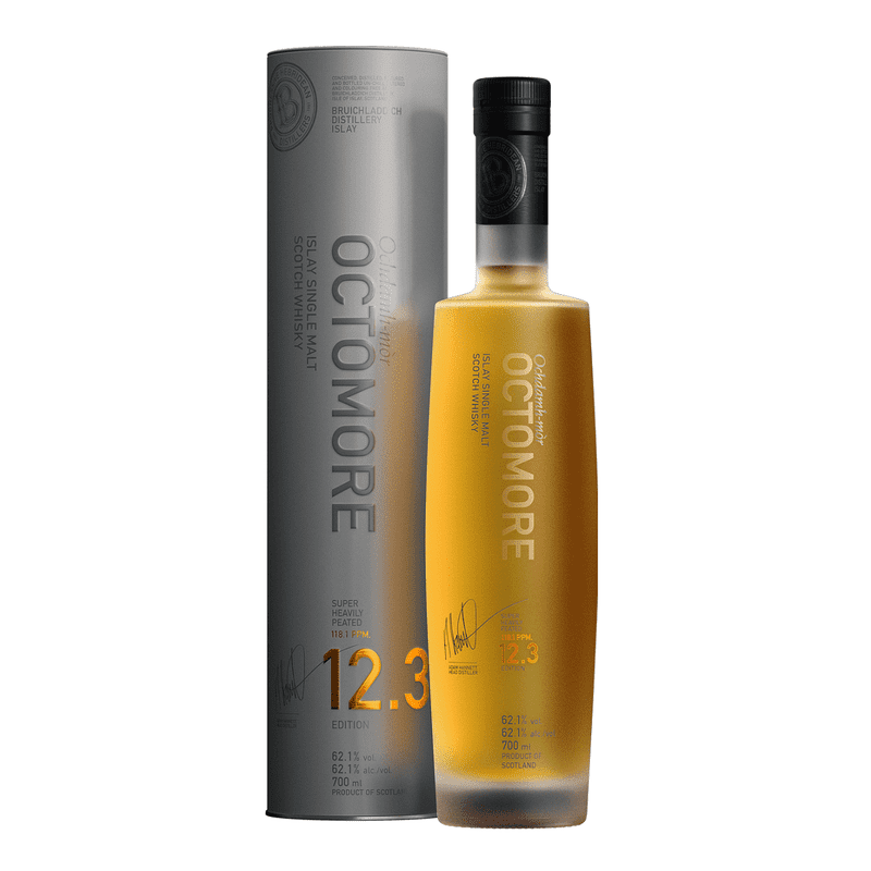Bruichladdich Octomore 12.3 Edition Super Heavily Peated Islay Single Malt Scotch Whisky - ForWhiskeyLovers.com