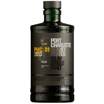 Bruichladdich Port Charlotte PMC:01 2013 Heavily Peated Islay Single Malt Scotch Whisky - ForWhiskeyLovers.com