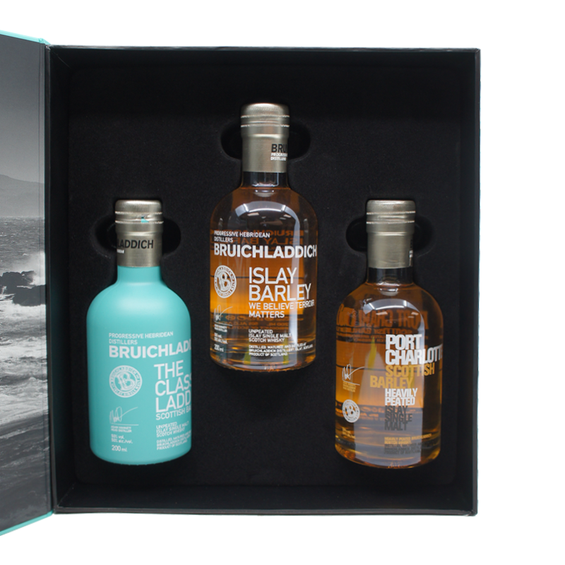 Bruichladdich Wee Laddie Tasting Collection 3-Pack - ForWhiskeyLovers.com