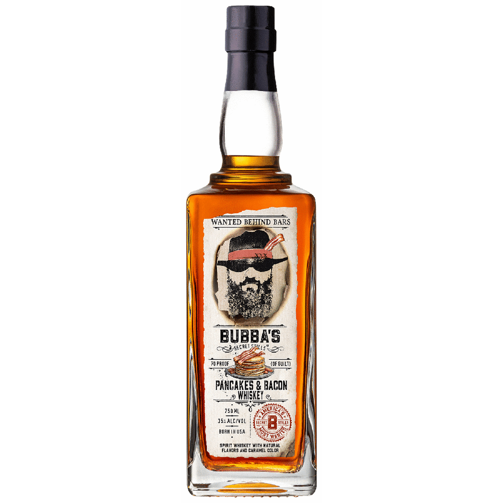 Bubba's Secret Stills Pancakes & Bacon Whiskey 750ml - ForWhiskeyLovers.com