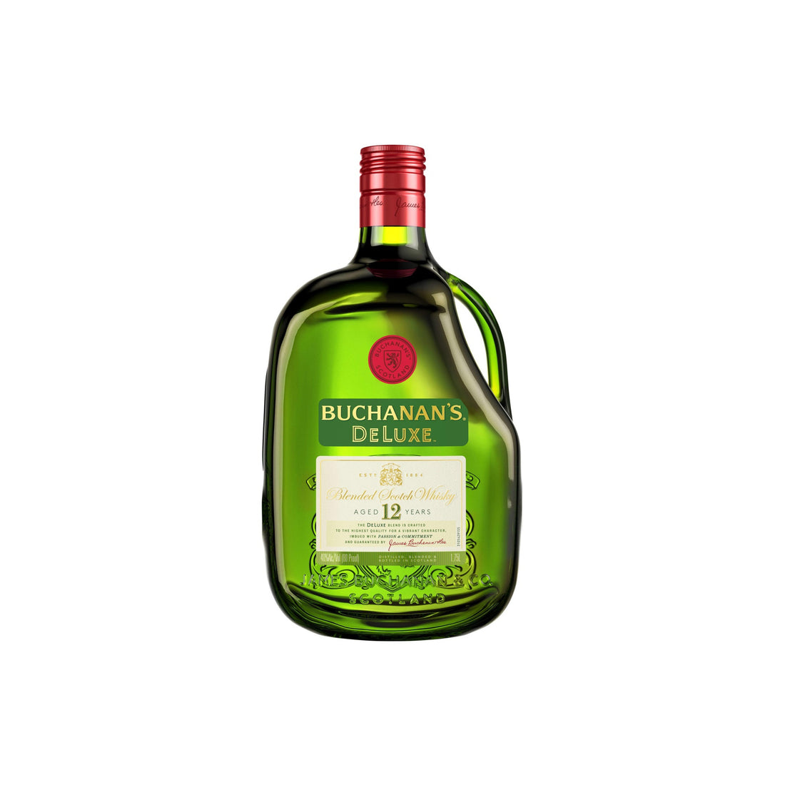 Buchanans 12 Years Old Deluxe Blended Scotch Whisky 12 year 1.75L - ForWhiskeyLovers.com