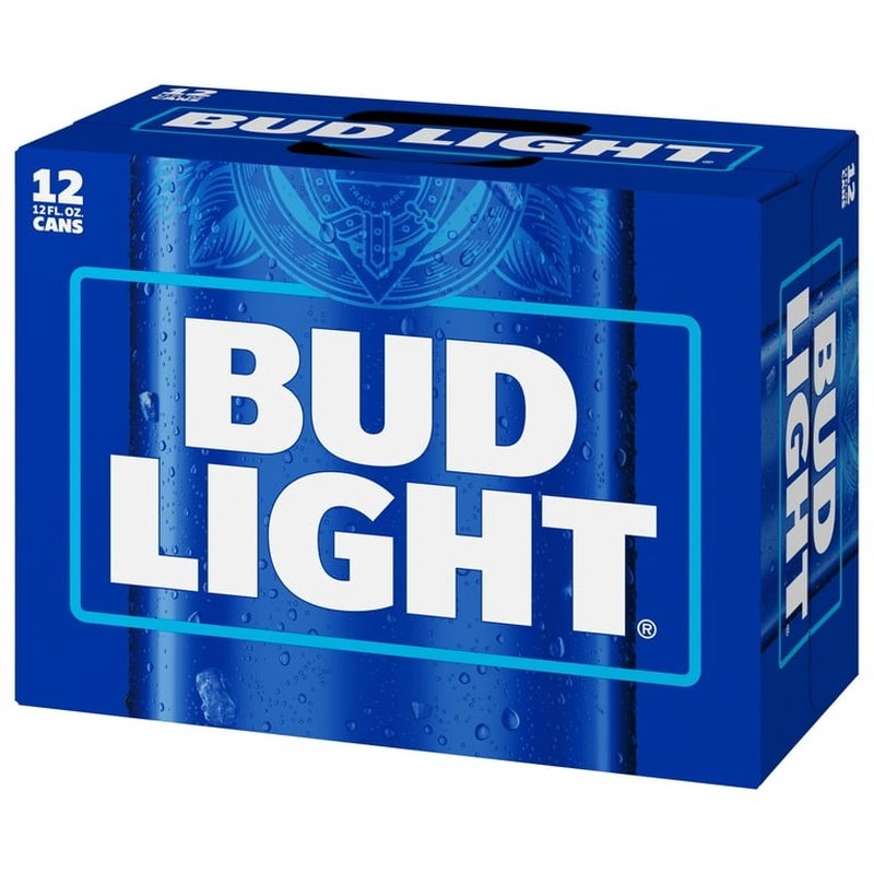 Bud Light 12-Pack Cans - ForWhiskeyLovers.com