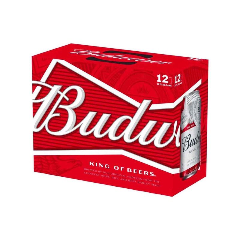 Budweiser 12-Pack Cans - ForWhiskeyLovers.com