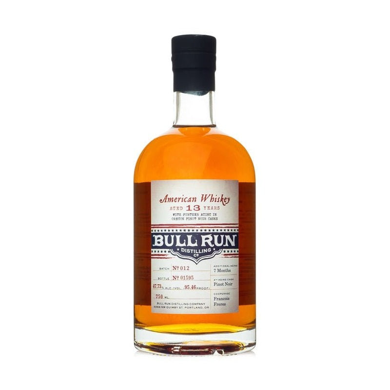 Bull Run 13 Year Old Pinot Noir Finished American Whiskey - ForWhiskeyLovers.com