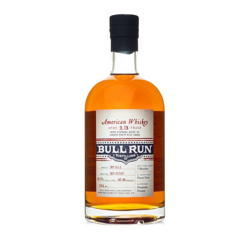 Bull Run 13 Year Old Pinot Noir Finished American Whiskey - ForWhiskeyLovers.com