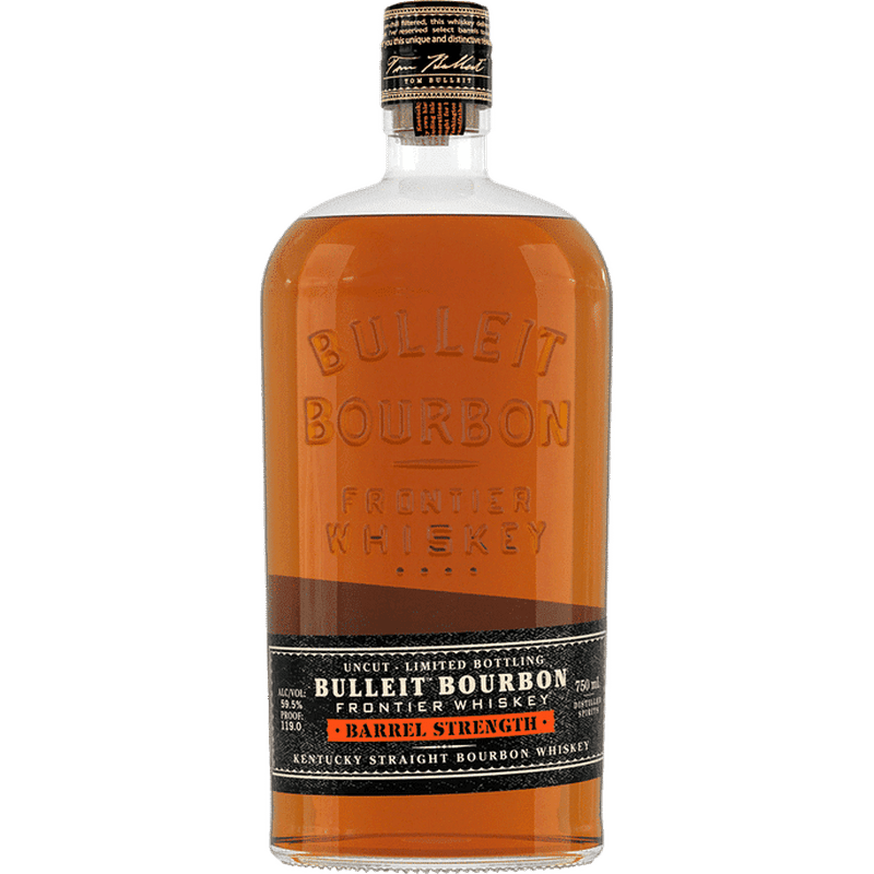 Bulleit Bourbon Barrel Strength Kentucky Straight Bourbon Whiskey - ForWhiskeyLovers.com