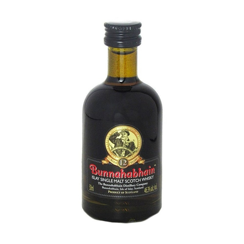 Bunnahabhain 12 Year Old Islay Single Malt Scotch Whisky 12-Pack 50ml - ForWhiskeyLovers.com