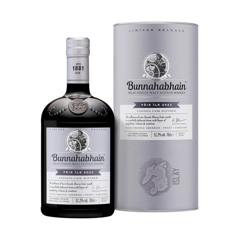 Bunnahabhain Fèis Ìle 2023 Canasta Cask Matured Islay Single Malt Scotch Whisky - ForWhiskeyLovers.com