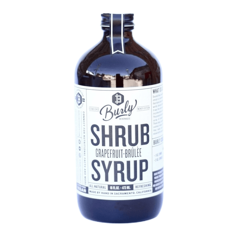 Burly 'Grapefruit-Brûlée' Shrub Syrup - ForWhiskeyLovers.com