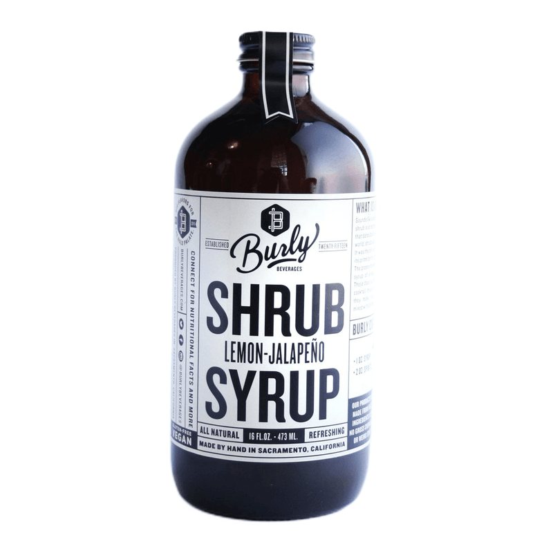 Burly 'Lemon-Jalapeno' Shrub Syrup - ForWhiskeyLovers.com