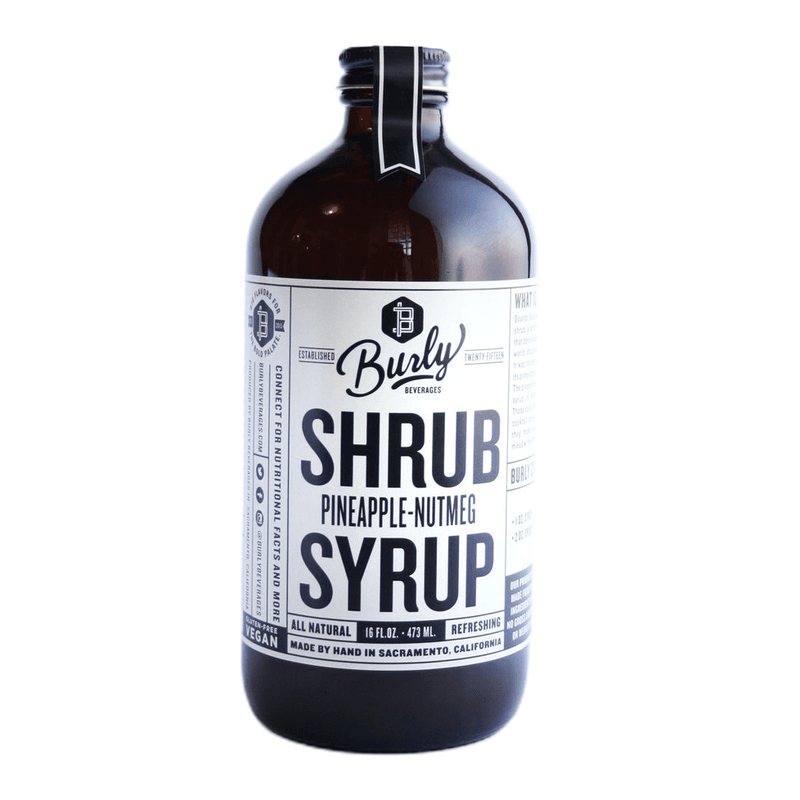 Burly 'Pineapple-Nutmeg' Shrub Syrup - ForWhiskeyLovers.com