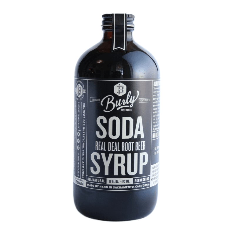 Burly 'Real Deal Root Beer' Soda Syrup - ForWhiskeyLovers.com