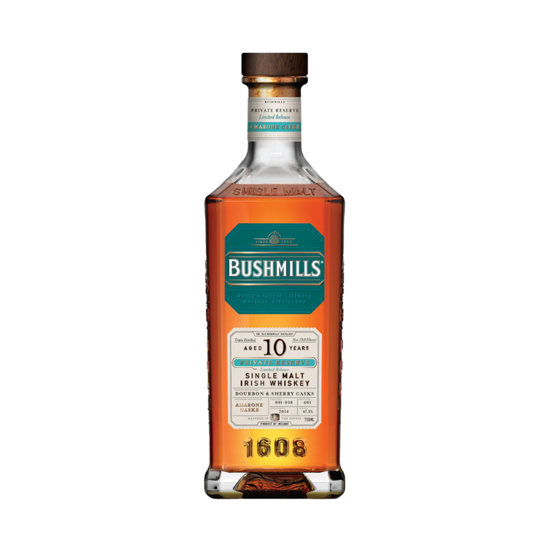 Bushmills 10 Year Old Private Reserve Amarone Cask Finish Irish Single Malt - ForWhiskeyLovers.com