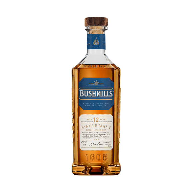 Bushmills 12 Year Old Single Malt Irish Whiskey - ForWhiskeyLovers.com