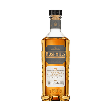 Bushmills 21 Year Old Single Malt Rare Irish Whiskey - ForWhiskeyLovers.com