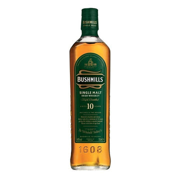 Bushmills Irish Whiskey 10 Year 750ml - ForWhiskeyLovers.com