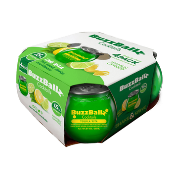 Buzzballz Tequila 'Rita 4-Pack - ForWhiskeyLovers.com