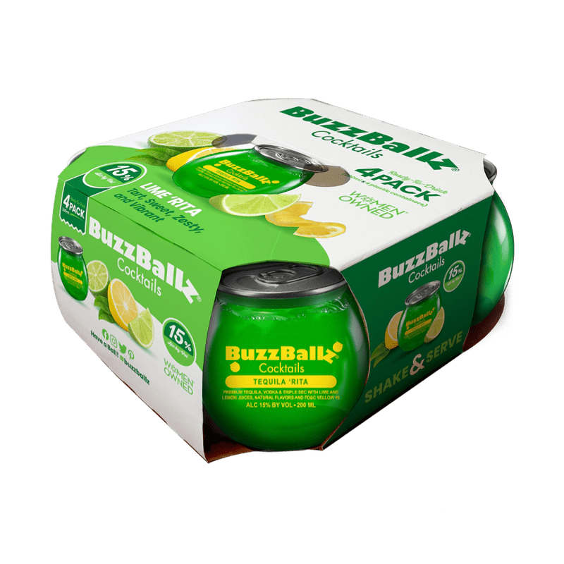 Buzzballz Tequila 'Rita 4-Pack - ForWhiskeyLovers.com
