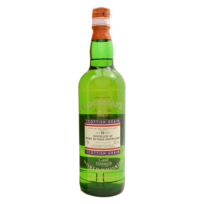 Cadenhead's Authentic Collection Port Dundas 10 Year Old Single Grain Scotch Whisky - ForWhiskeyLovers.com