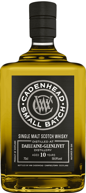 Cadenhead's Dailuaine-Glenlivet Small 10 Year Old Batch Single Malt Scotch Whisky - ForWhiskeyLovers.com