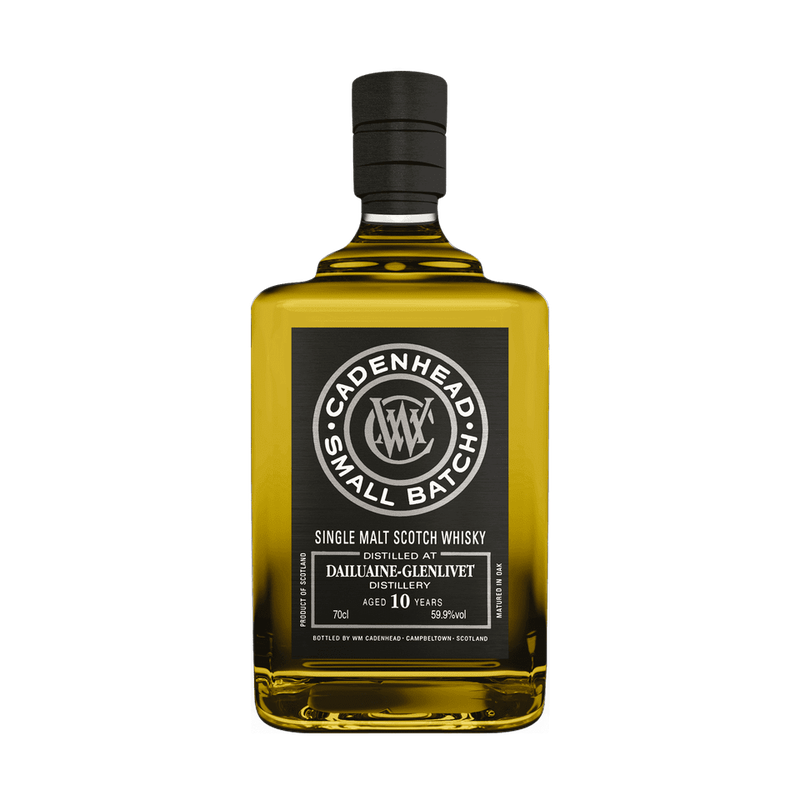 Cadenhead's Dailuaine-Glenlivet Small 10 Year Old Batch Single Malt Scotch Whisky - ForWhiskeyLovers.com
