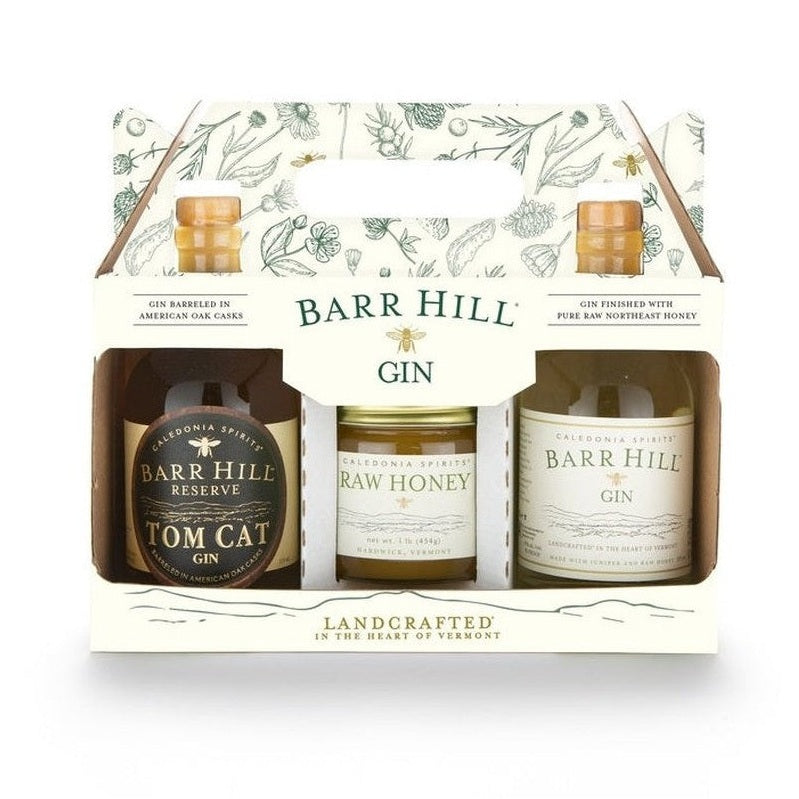Caledonia Spirits Barr Hill Gin and Honey Gift Pack - ForWhiskeyLovers.com
