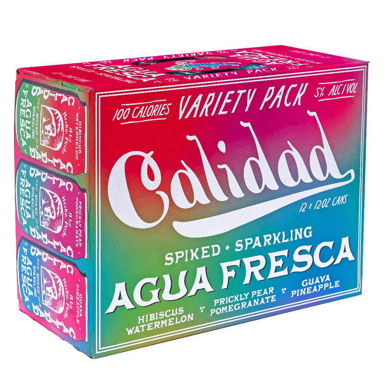 Calidad Agua Fresca Spiked Sparkling Seltzer Variety 12-Pack - ForWhiskeyLovers.com