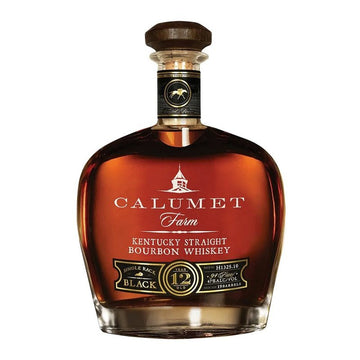 Calumet Farm Single Rack Black 12 Year Old Kentucky Straight Bourbon Whiskey - ForWhiskeyLovers.com