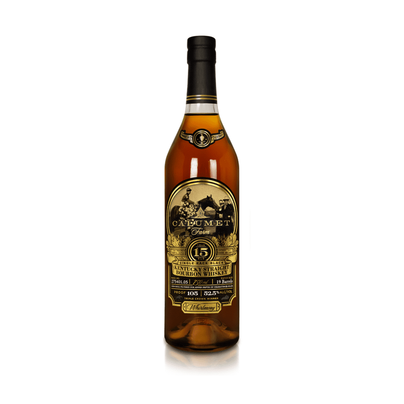 Calumet Farm Single Rack Black 15 Year Old Bourbon 750ml - ForWhiskeyLovers.com