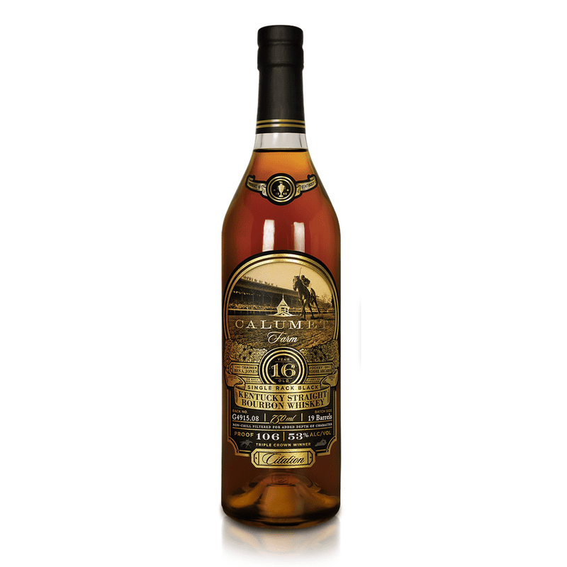 Calumet Farm Single Rack Black 16 Year Old Bourbon 750ml - ForWhiskeyLovers.com