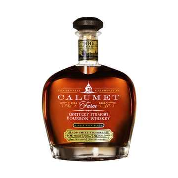 Calumet Farm Single Rack Black Centennial Kentucky Straight Bourbon Whiskey - ForWhiskeyLovers.com
