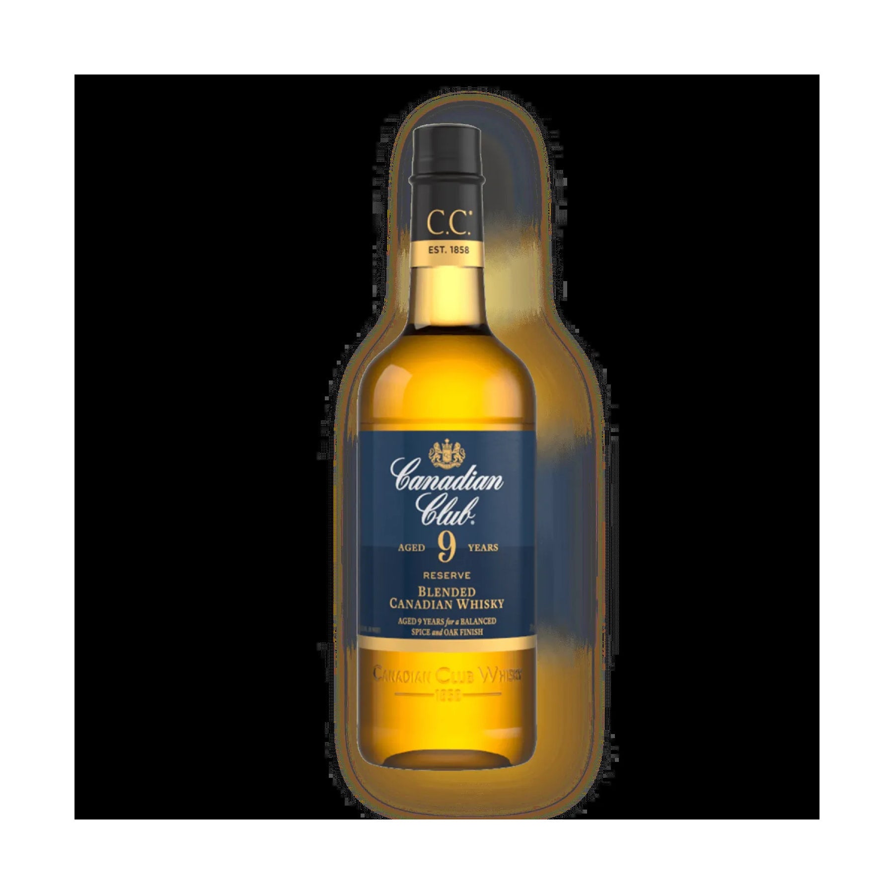 Canadian Club 9 Year Old Reserve Canadian Whisky 750ml - ForWhiskeyLovers.com