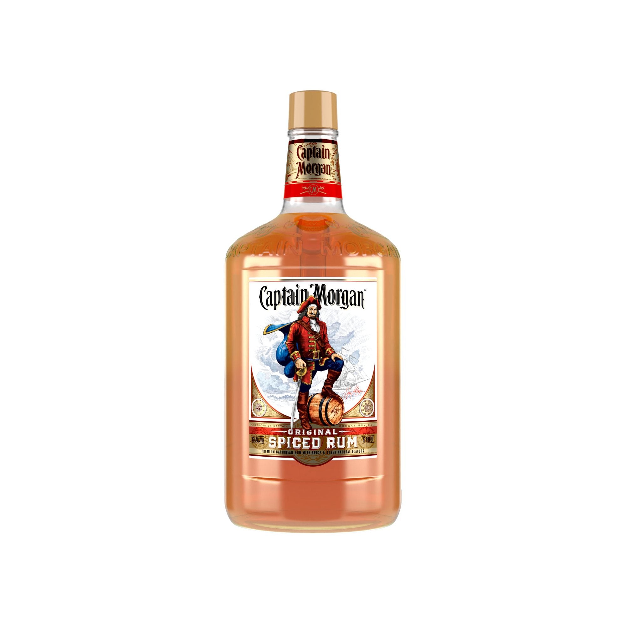 Captain Morgan Original Spiced Rum 1.75 L - ForWhiskeyLovers.com