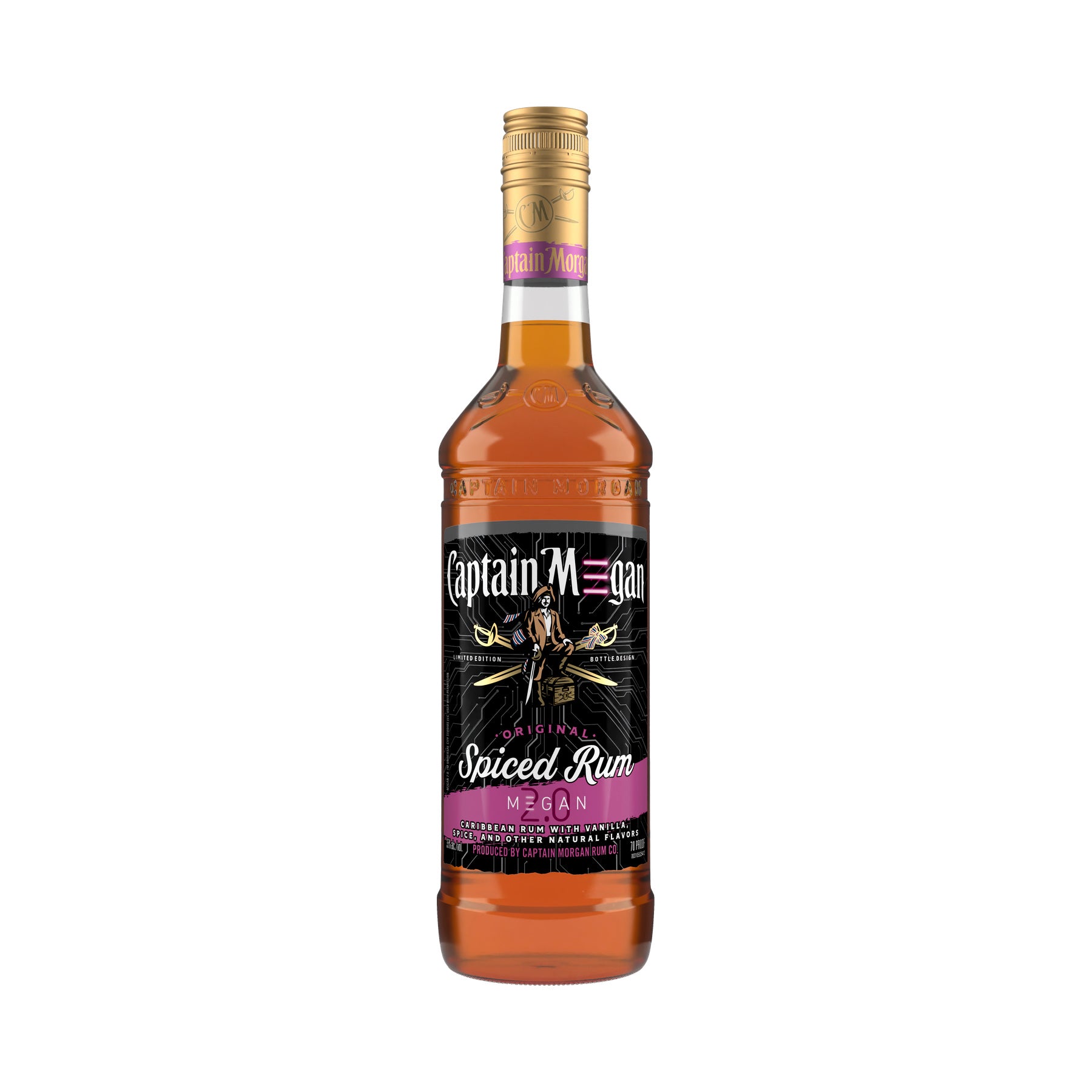 Captain Morgan x M3GAN 2.0 Limited Edition Original Spiced Rum 750ml - ForWhiskeyLovers.com