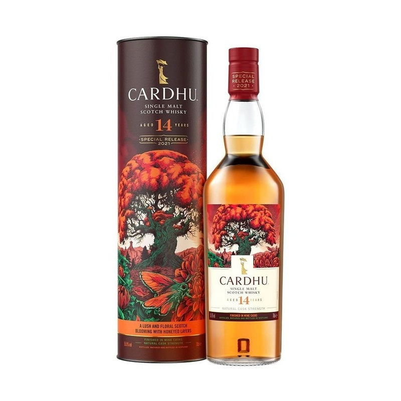 Cardhu 14 Year Old Special Release 2021 "The Scarlet Blossoms of Black Rock" Single Malt Scotch Whisky - ForWhiskeyLovers.com