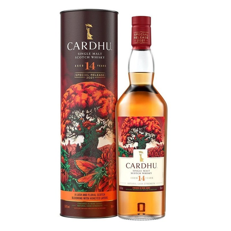 Cardhu 14 Year Old Special Release 2021 "The Scarlet Blossoms of Black Rock" Single Malt Scotch Whisky - ForWhiskeyLovers.com