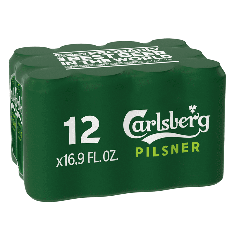 Carlsberg Danish Pilsner Beer 12-Pack - ForWhiskeyLovers.com
