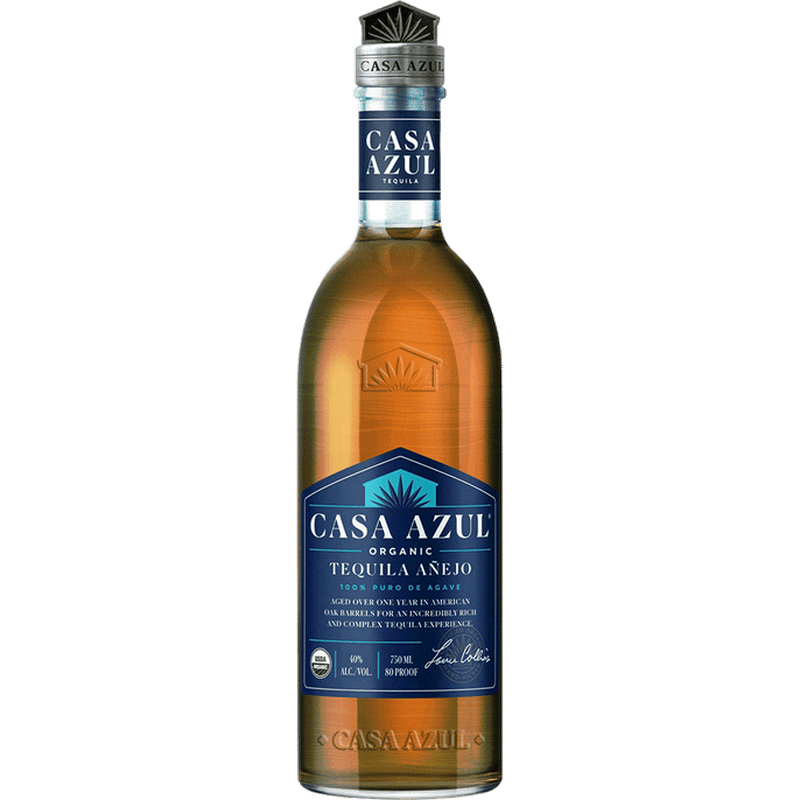 Casa Azul Anejo Organic Tequila - ForWhiskeyLovers.com