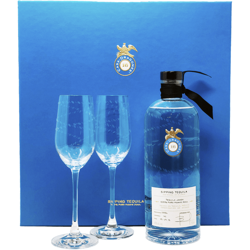 Casa Dragones Tequila Joven 2 Glass Gift Set - ForWhiskeyLovers.com