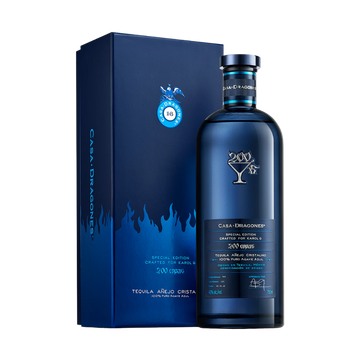 Casa Dragones x Karol G 200 Copas Añejo Cristalino Tequila - ForWhiskeyLovers.com