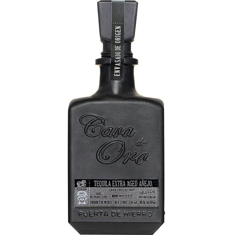Cava de Oro Extra Aged Anejo Black Tequila - ForWhiskeyLovers.com