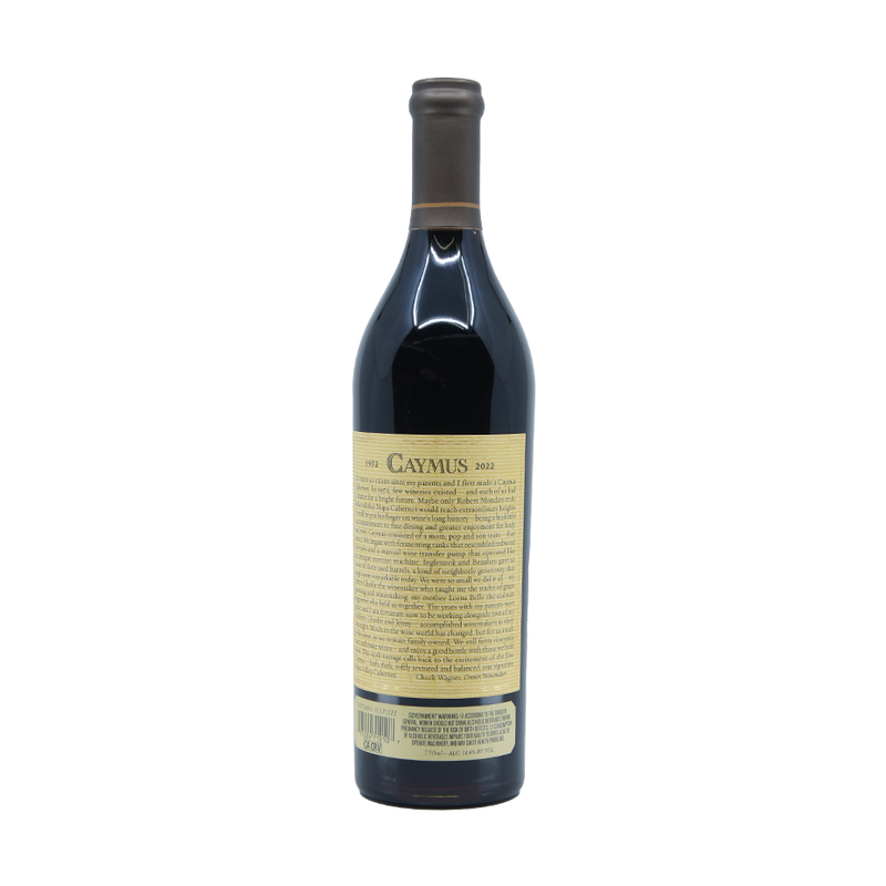 Caymus Vineyards 50th Anniversary Cabernet Sauvignon - ForWhiskeyLovers.com