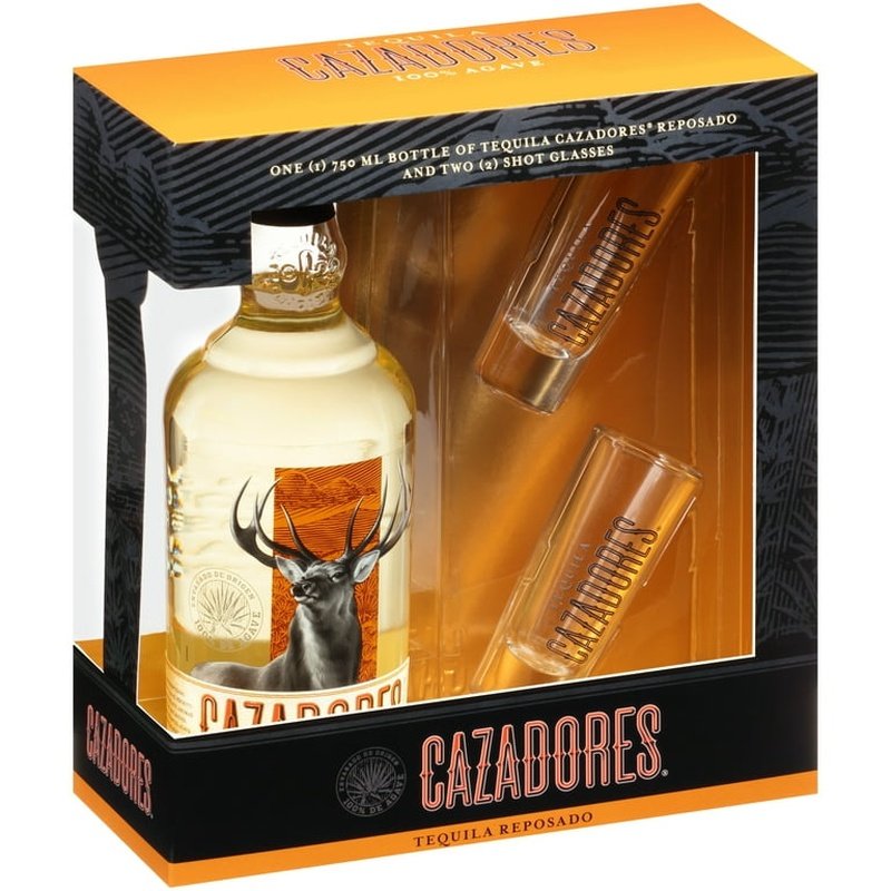 Cazadores Reposado Gift Set 2 Shot Glasses - ForWhiskeyLovers.com