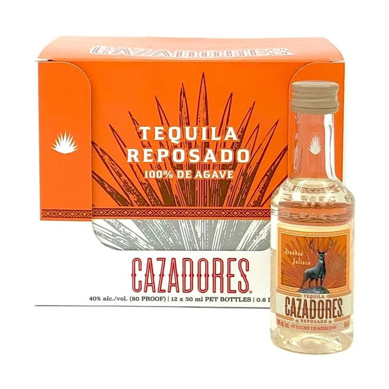 Cazadores Reposado Tequila 12-Pack 50ml - ForWhiskeyLovers.com