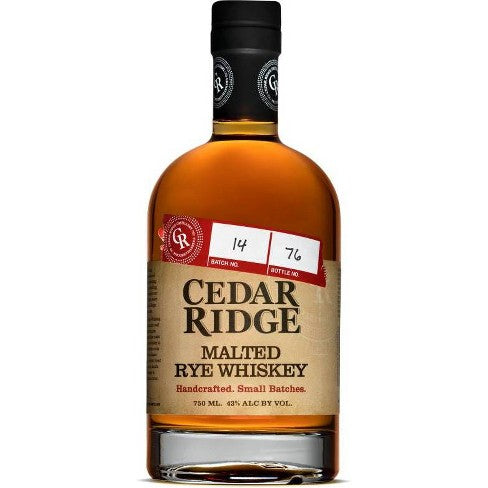 Cedar Ridge Rye Whiskey Malted 750ml - ForWhiskeyLovers.com