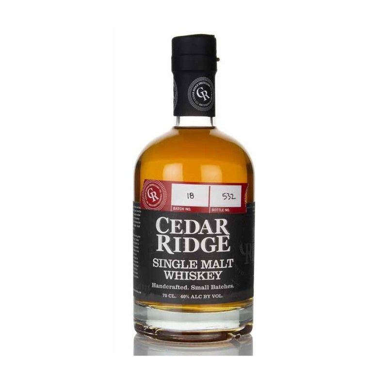 Cedar Ridge Single Malt Whiskey - ForWhiskeyLovers.com