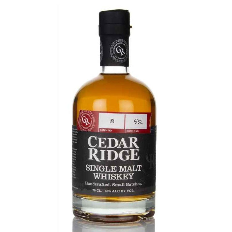 Cedar Ridge Single Malt Whiskey - ForWhiskeyLovers.com