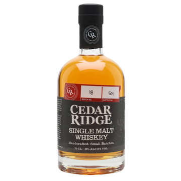 Cedar Ridge Whiskey Single Malt 750ml - ForWhiskeyLovers.com